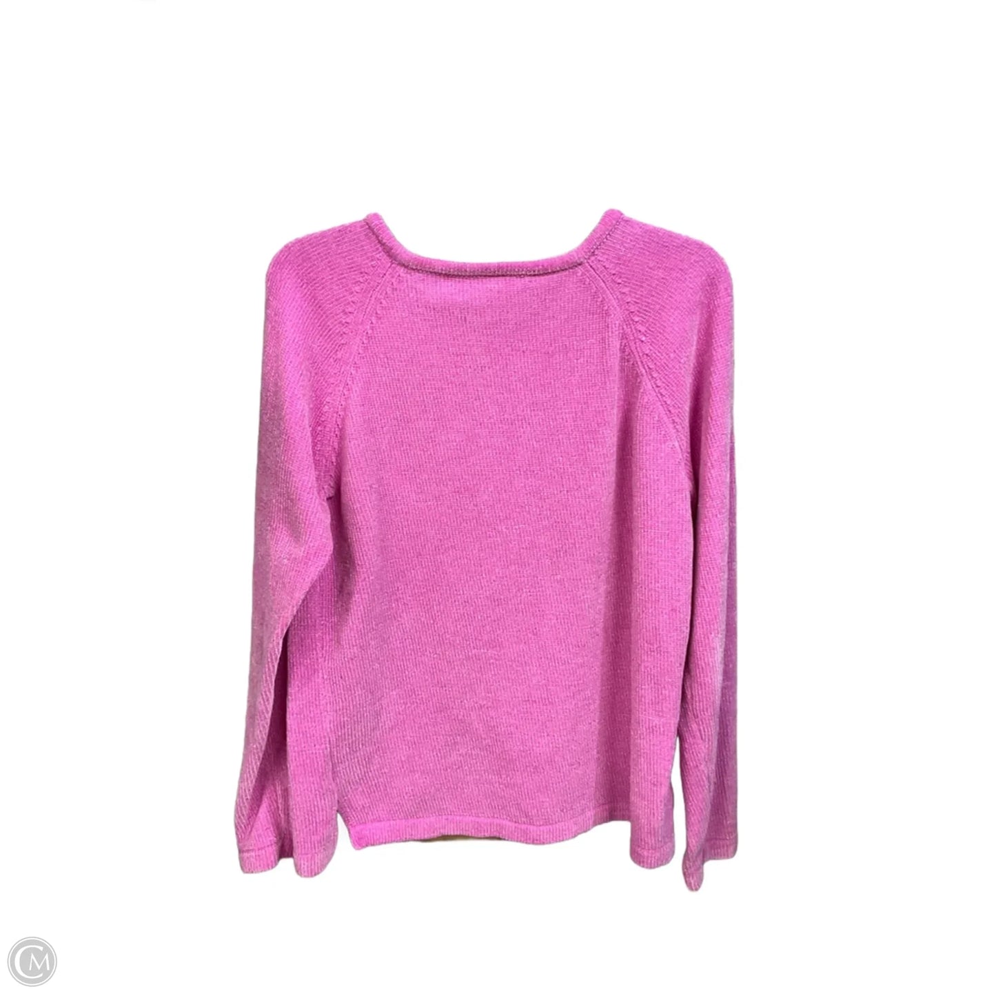 Top Long Sleeve Designer By Lilly Pulitzer In Pink, Size: L