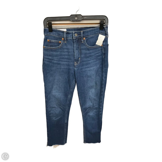 Jeans Straight By Gap In Blue Denim, Size: 2
