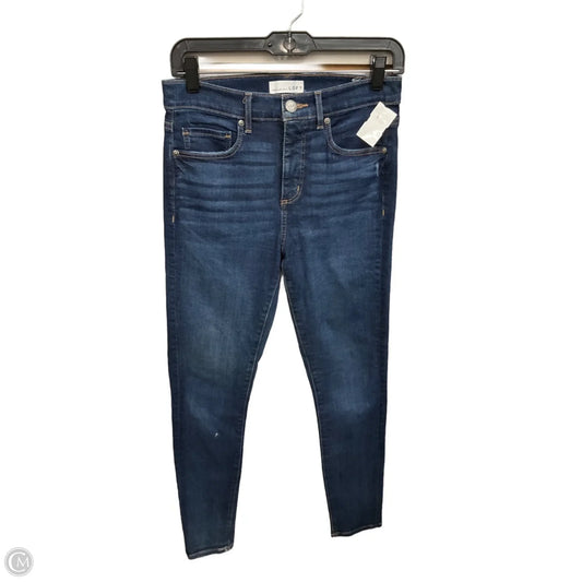 Jeans Skinny By Loft In Blue Denim, Size: 4