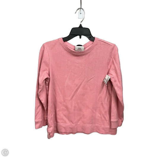 Top Long Sleeve By Lands End In Pink, Size: S