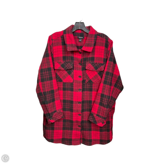 Jacket Other By Torrid In Plaid Pattern, Size: 2x