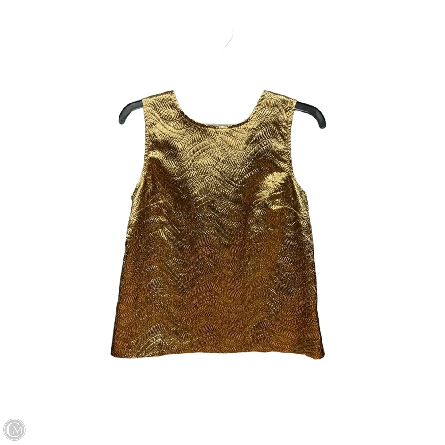 Top Sleeveless By J. Crew In Gold, Size: S