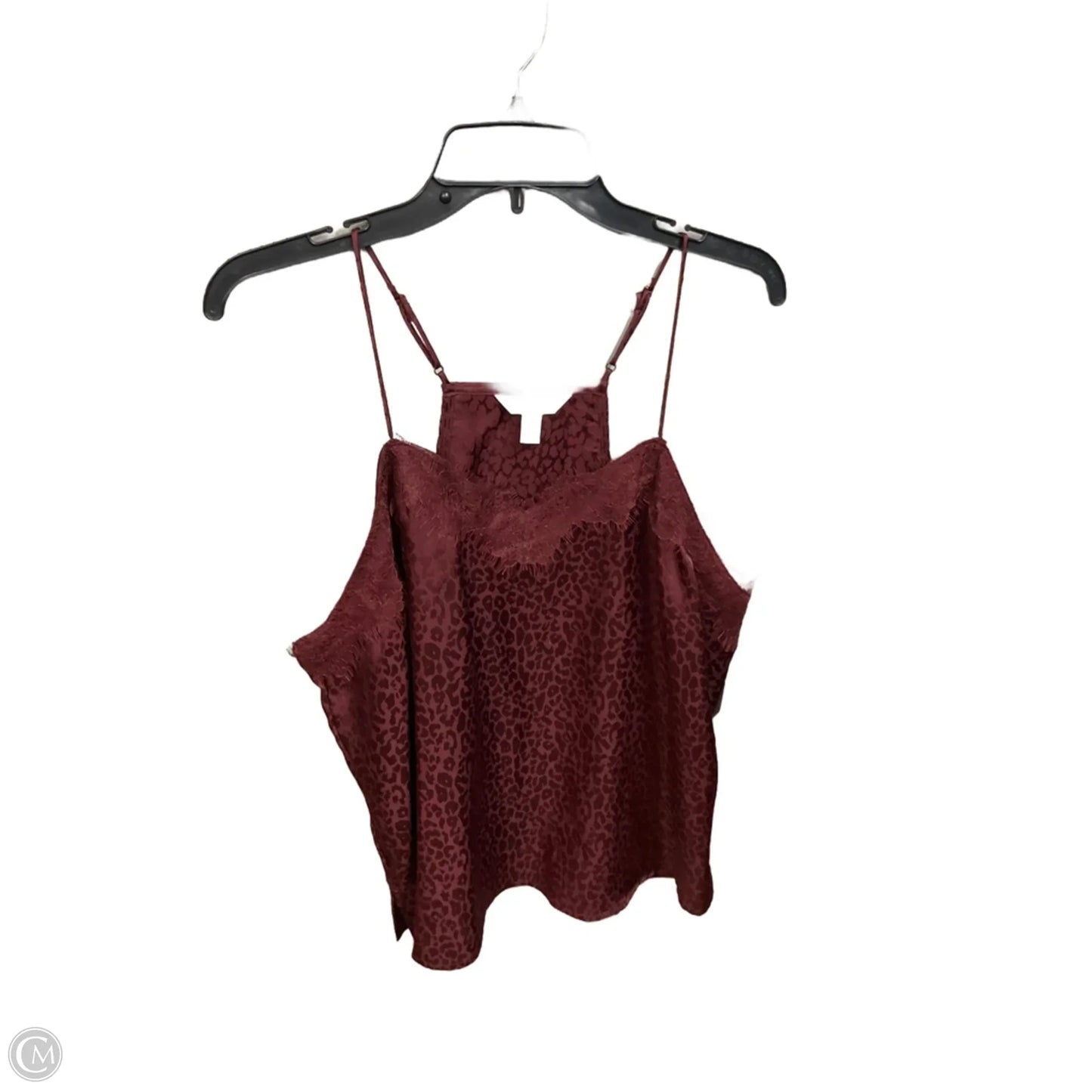 Top Cami By Nine West In Maroon, Size: Xl