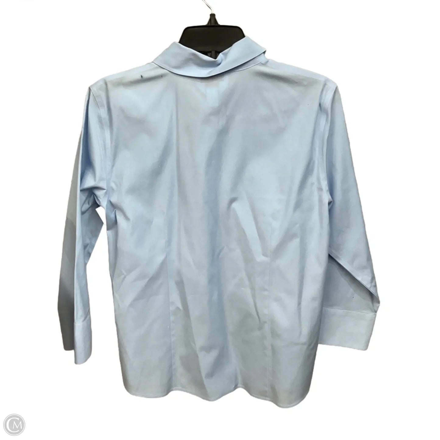 Blouse 3/4 Sleeve By Talbots In Blue, Size: M