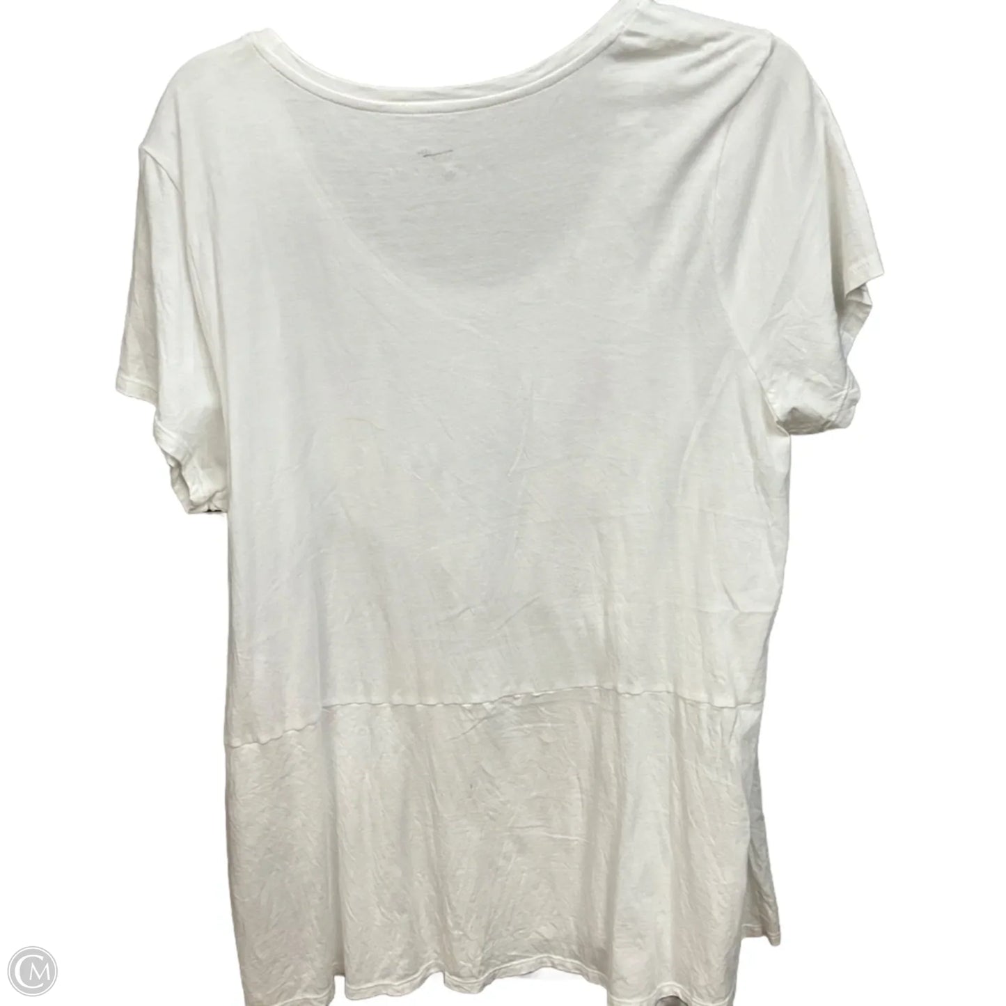 Top Short Sleeve Basic By Pure Jill In White, Size: L