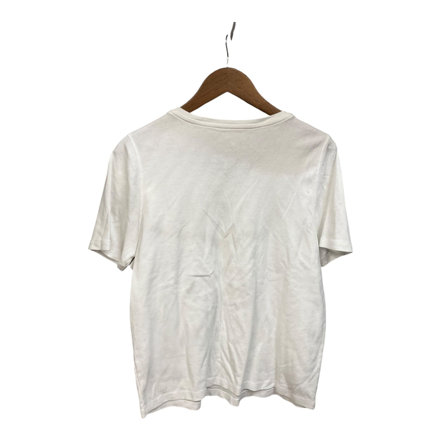 Top Short Sleeve By Cj Banks In White, Size: Xl