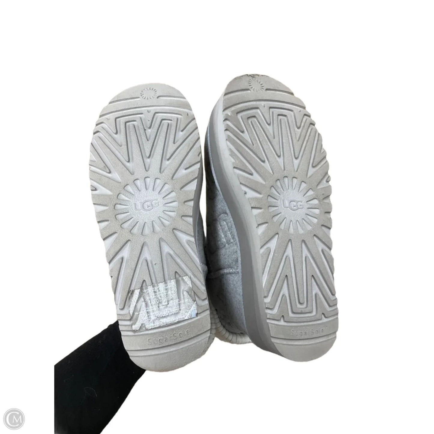 Boots Designer By Ugg In Grey, Size: 9