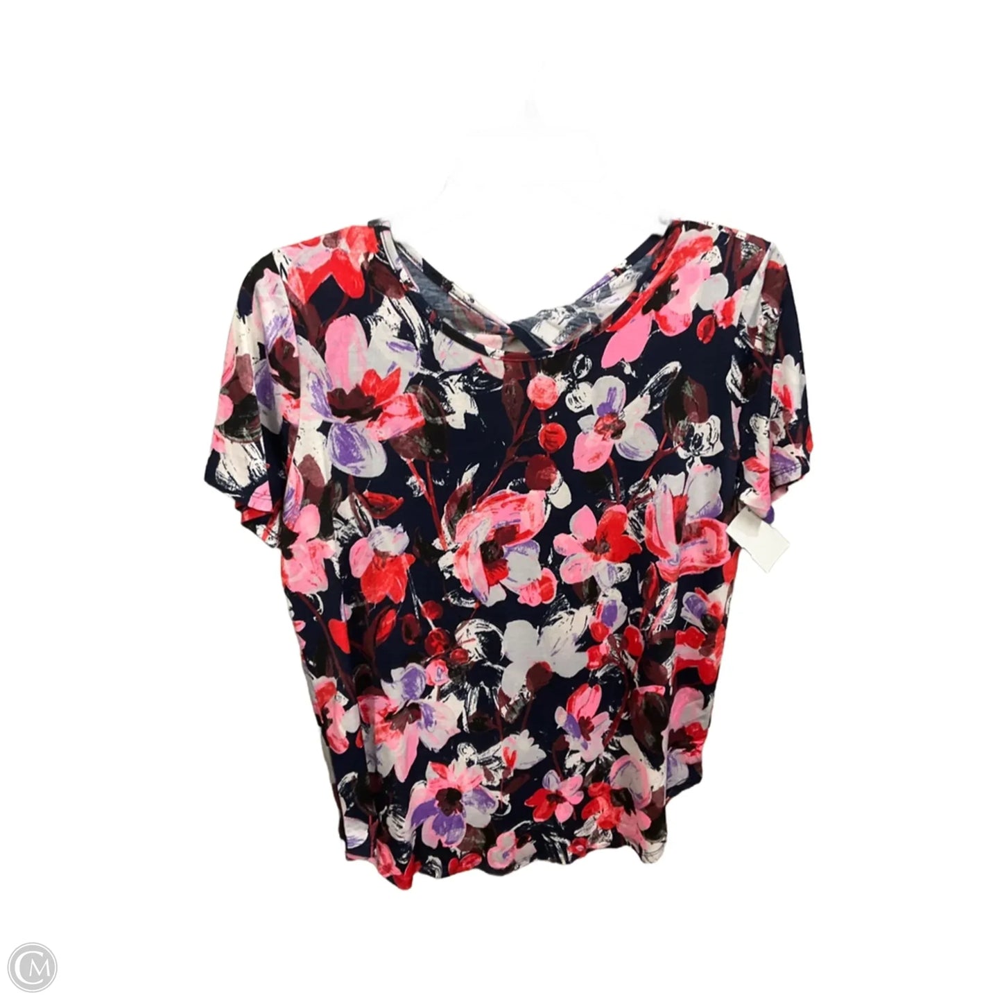 Top Short Sleeve By Sew In Love In Floral Print, Size: S