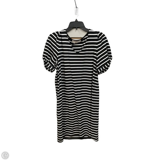Dress Casual Midi By Loft In Striped Pattern, Size: S