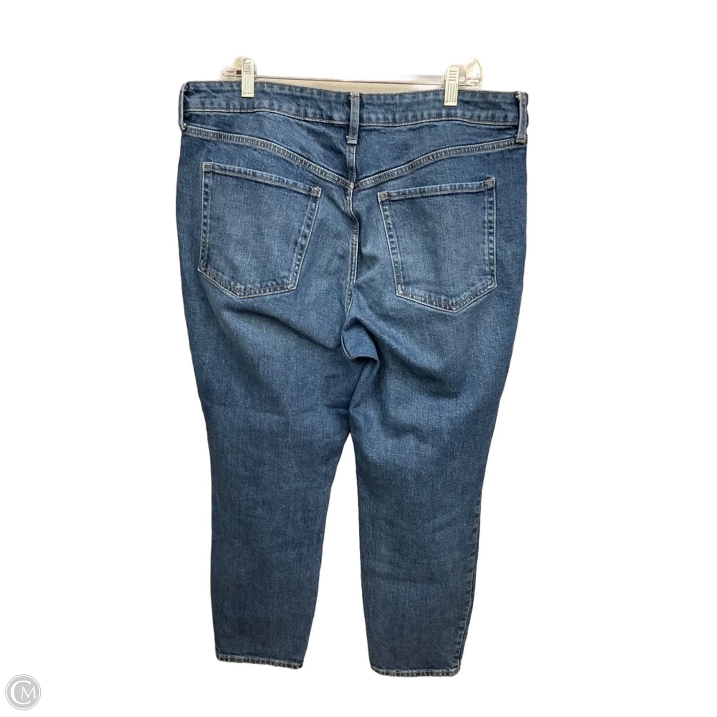 Jeans Straight By Old Navy In Blue Denim, Size: 16