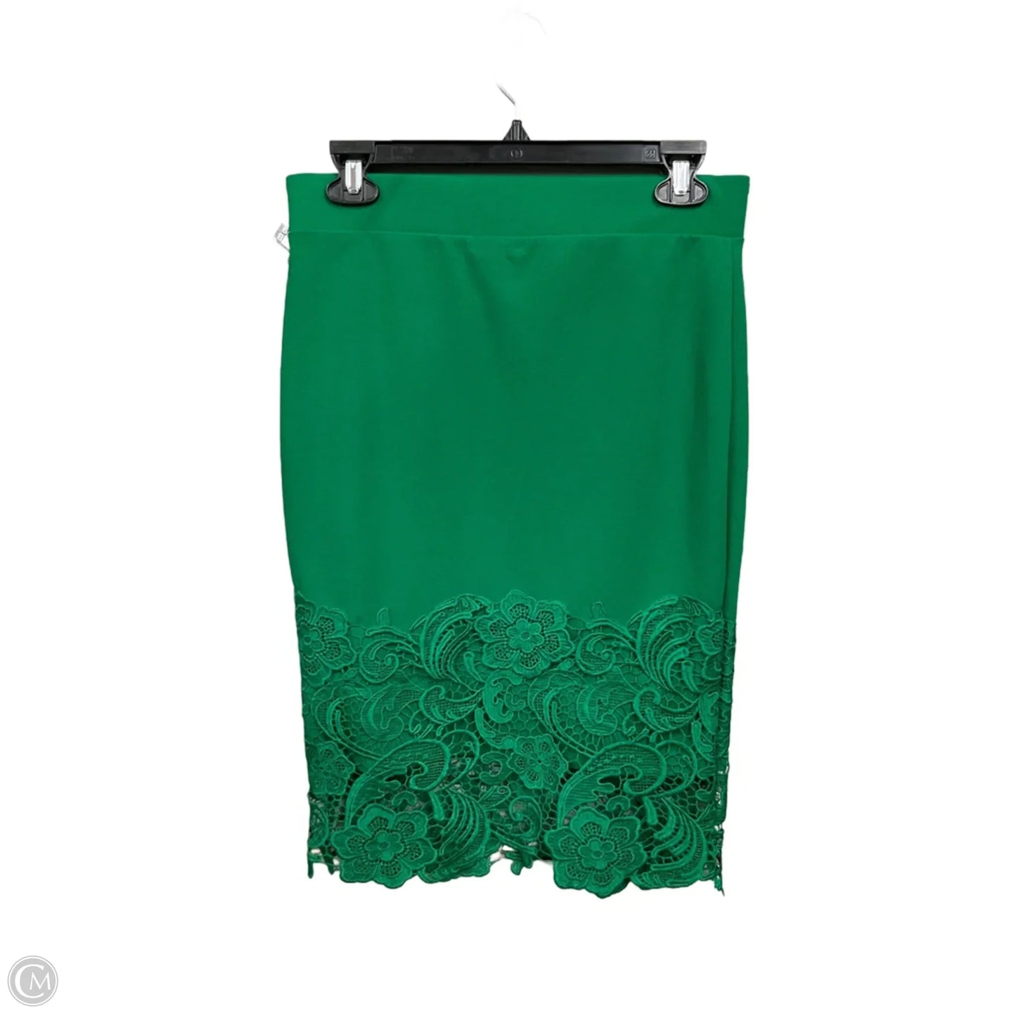 Skirt Midi By Olivia Blu In Green, Size: 8