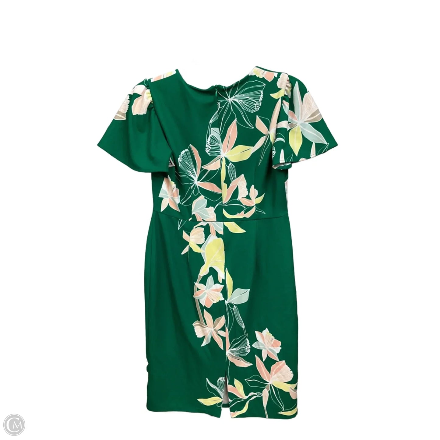 Dress Casual Midi By Liz Claiborne In Green, Size: S