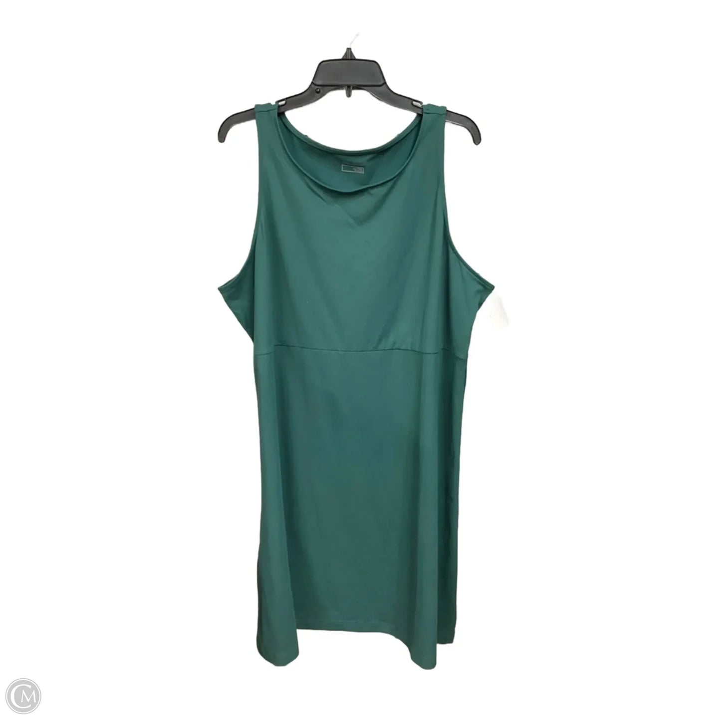 Dress Casual Midi By Eddie Bauer In Green, Size: 2x