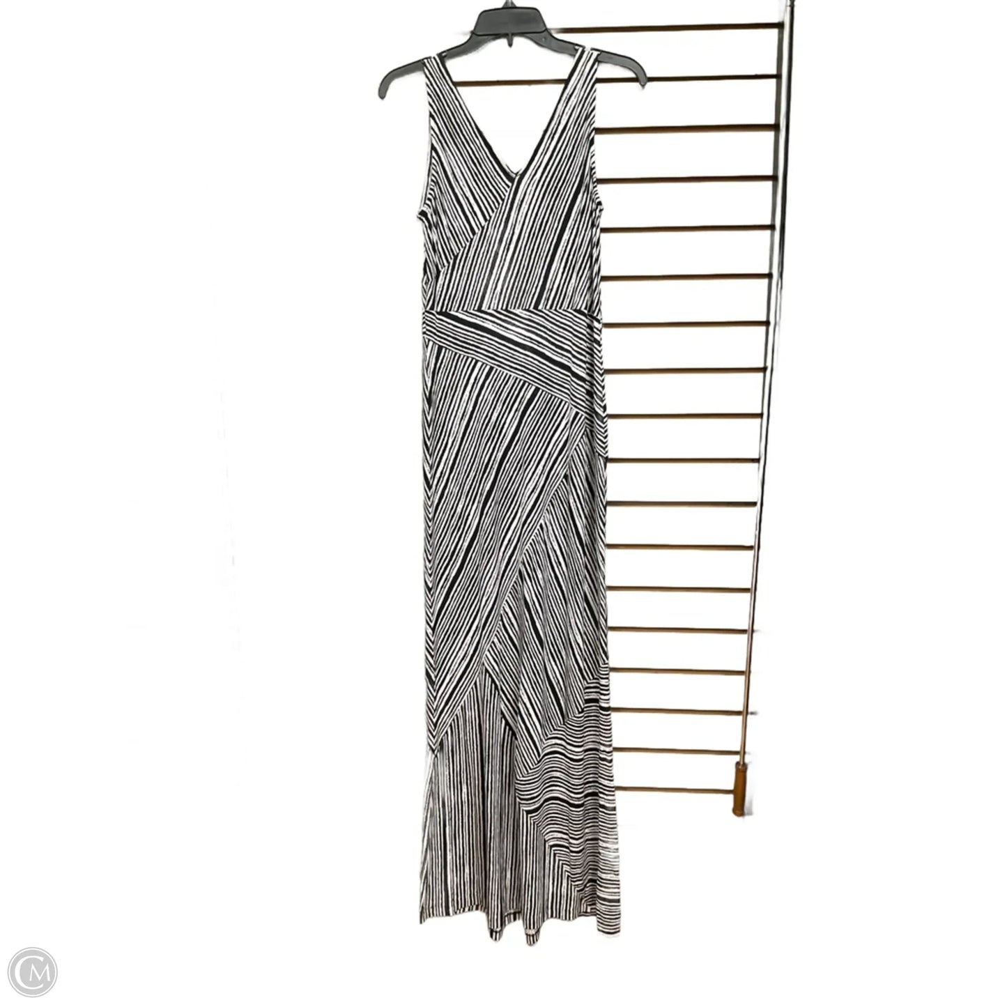 Dress Casual Maxi By Tommy Bahama In Black & White, Size: M