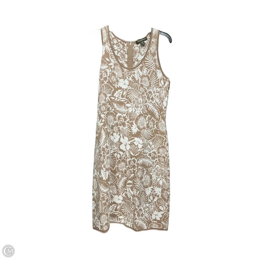 Dress Casual Midi By Tommy Bahama In Tan & White, Size: M