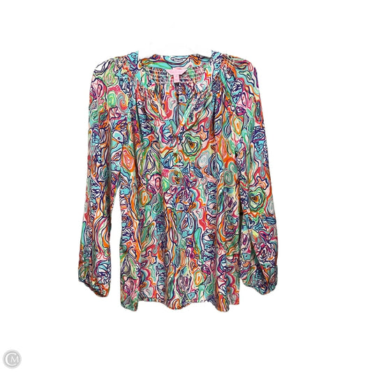 Blouse Designer By Lilly Pulitzer In Multi-colored, Size: M