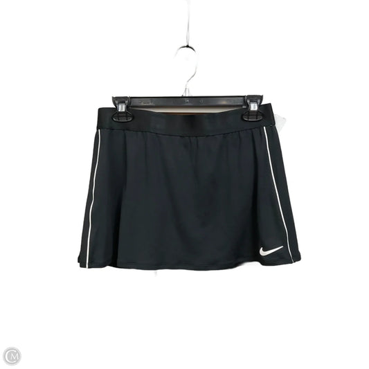Athletic Skort By Nike Apparel In Black, Size: M