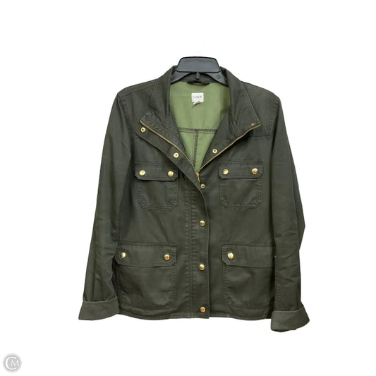Jacket Denim By J. Crew In Green, Size: L