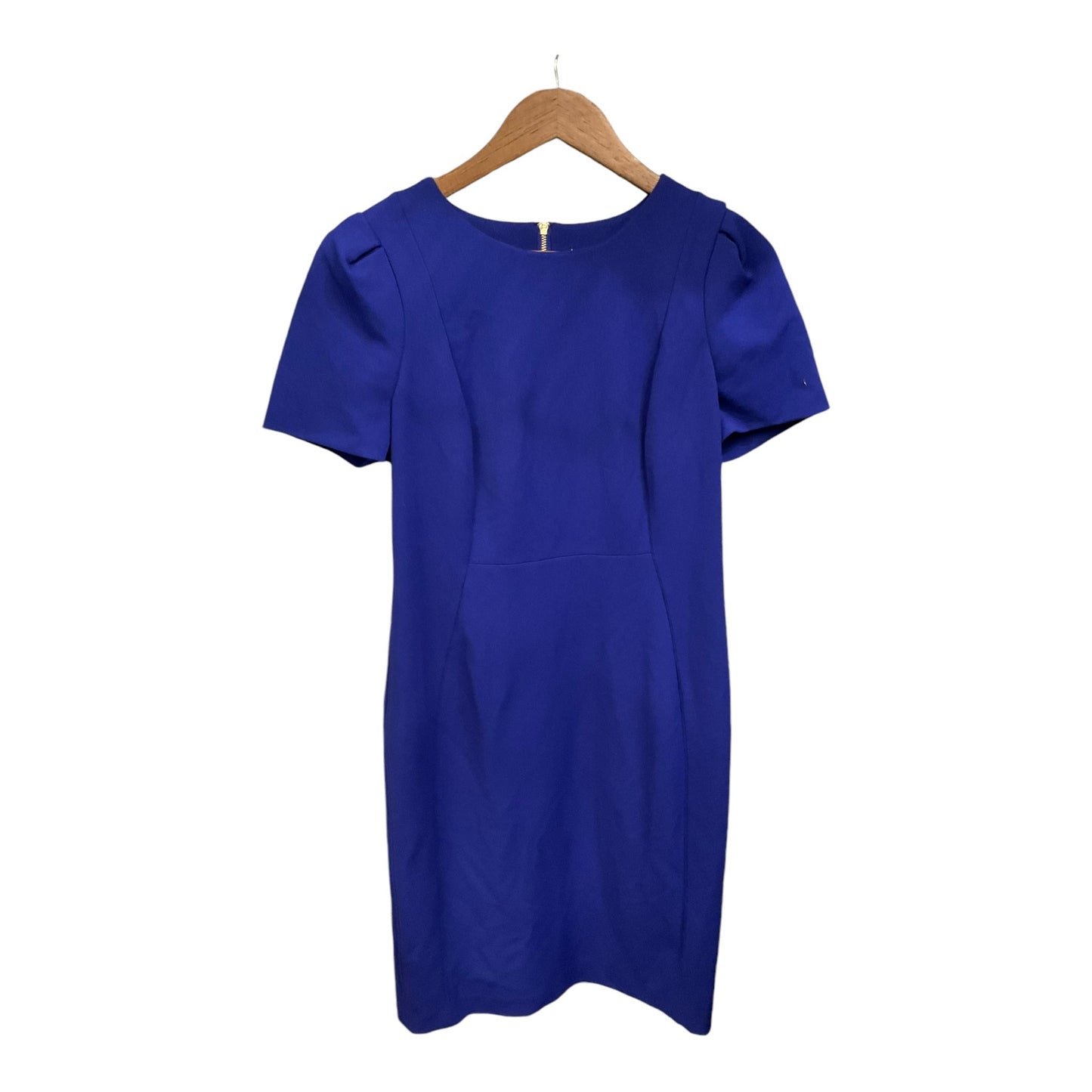 Dress Casual Midi By Calvin Klein In Blue, Size: 10