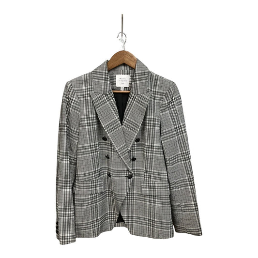 Blazer By Clothes Mentor In Black & White, Size: M