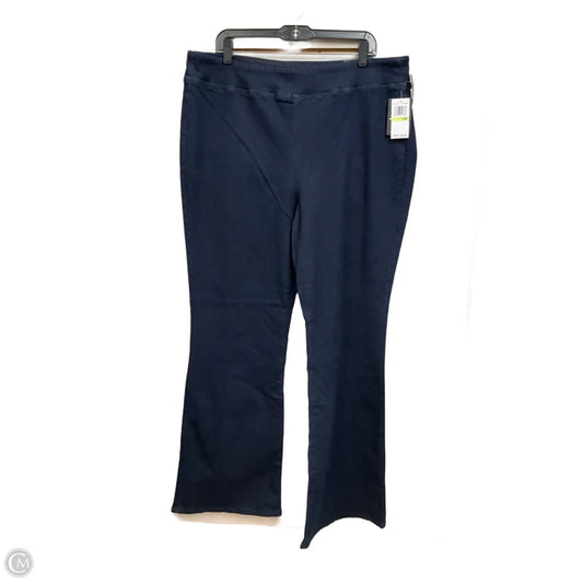 Jeans Wide Leg By Seven 7 In Blue Denim, Size: 18