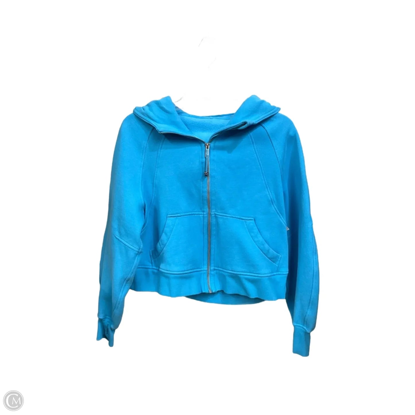 Athletic Jacket By Lululemon In Blue, Size: Xs