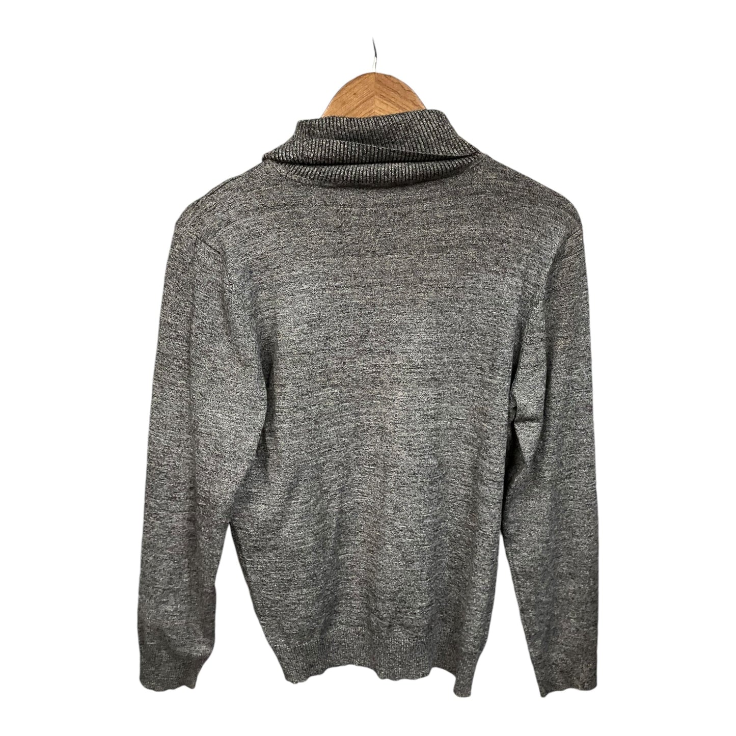 Top Long Sleeve By Calvin Klein In Grey, Size: L