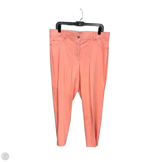 Pants Dress By 89th And Madison In Peach, Size: 16