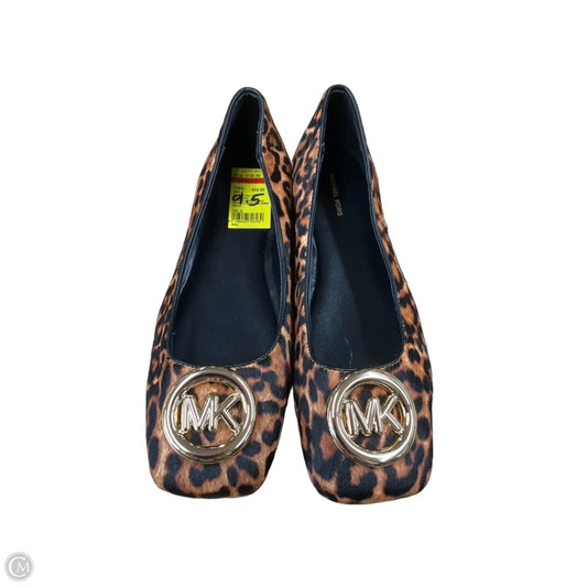 Shoes Flats By Michael By Michael Kors In Animal Print, Size: 9.5