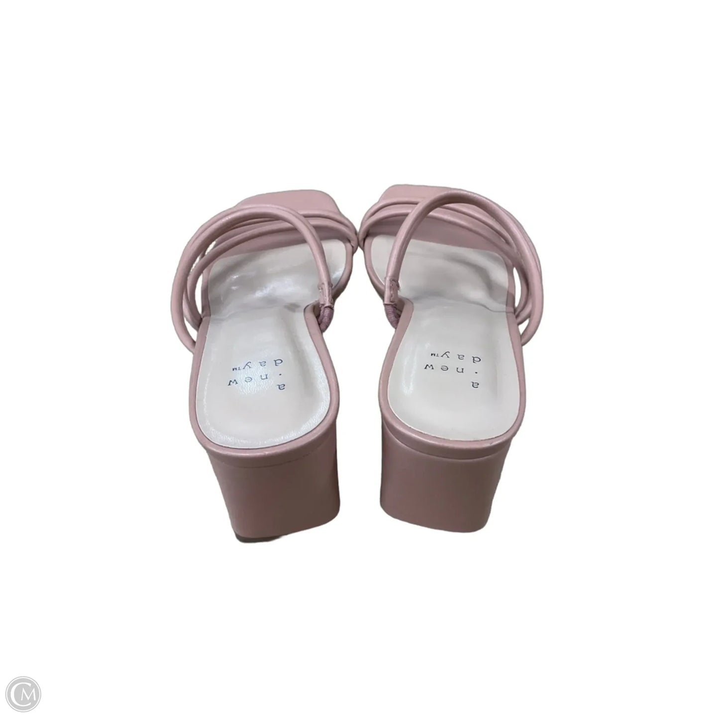 Shoes Heels Block By A New Day In Pink, Size: 8