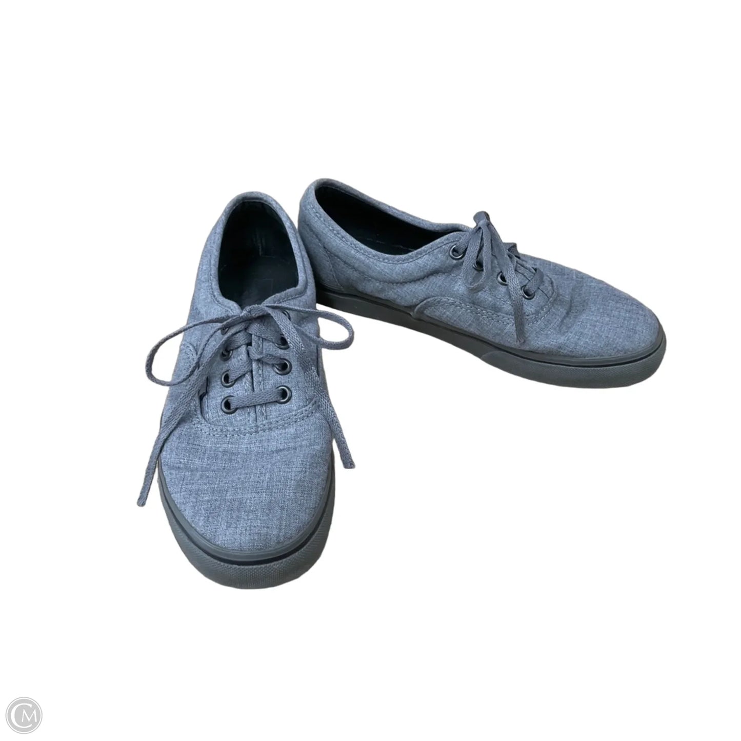 Shoes Flats By Vans In Grey, Size: 7