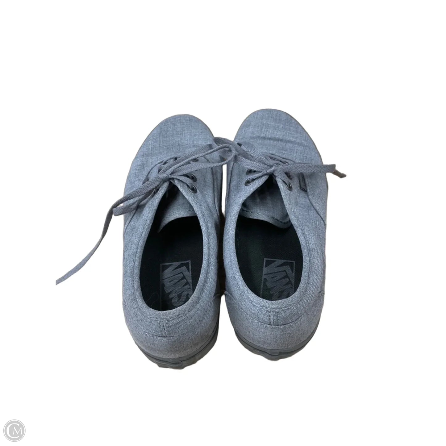 Shoes Flats By Vans In Grey, Size: 7