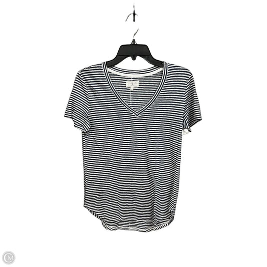 Top Short Sleeve By Lou And Grey In Striped Pattern, Size: S