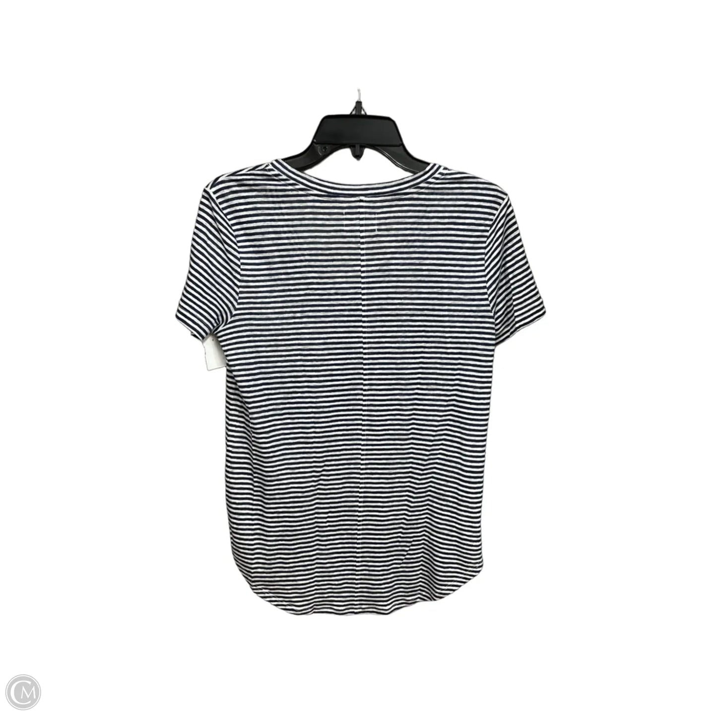 Top Short Sleeve By Lou And Grey In Striped Pattern, Size: S