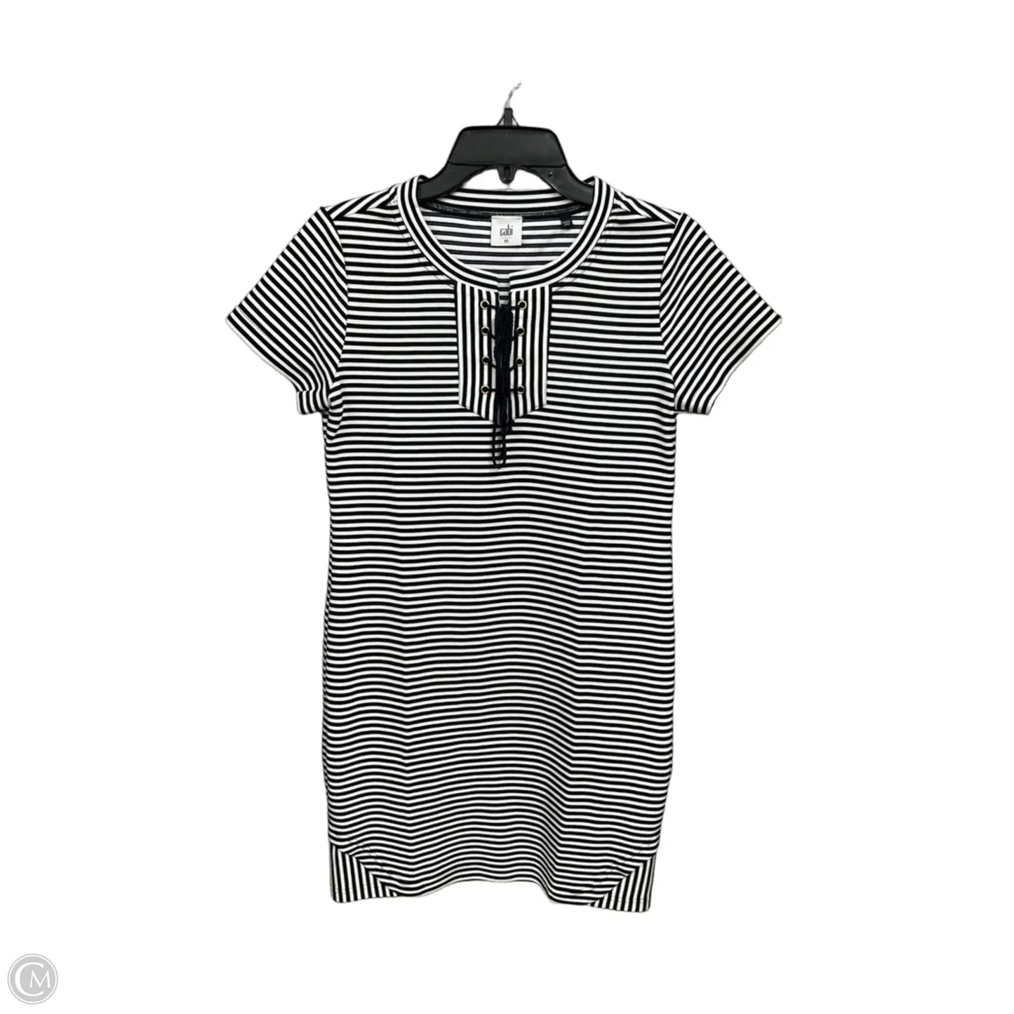 Dress Casual Midi By Cabi In Black & White, Size: Xs