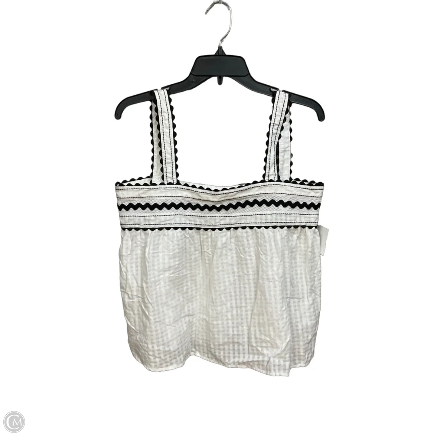 Top Sleeveless By Dear John In Black & White, Size: M