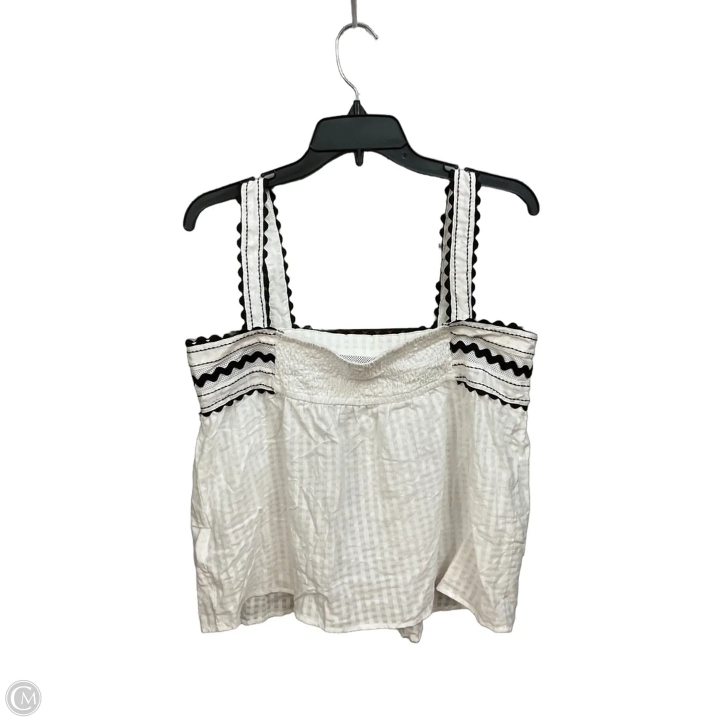 Top Sleeveless By Dear John In Black & White, Size: M