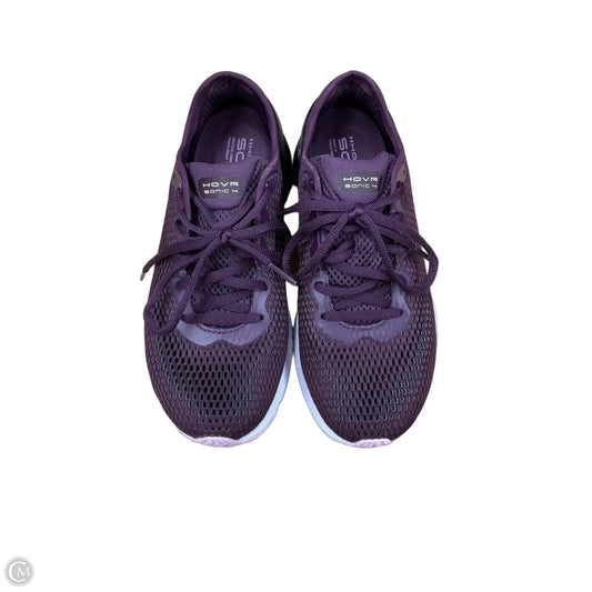 Shoes Athletic By Under Armour In Maroon, Size: 7