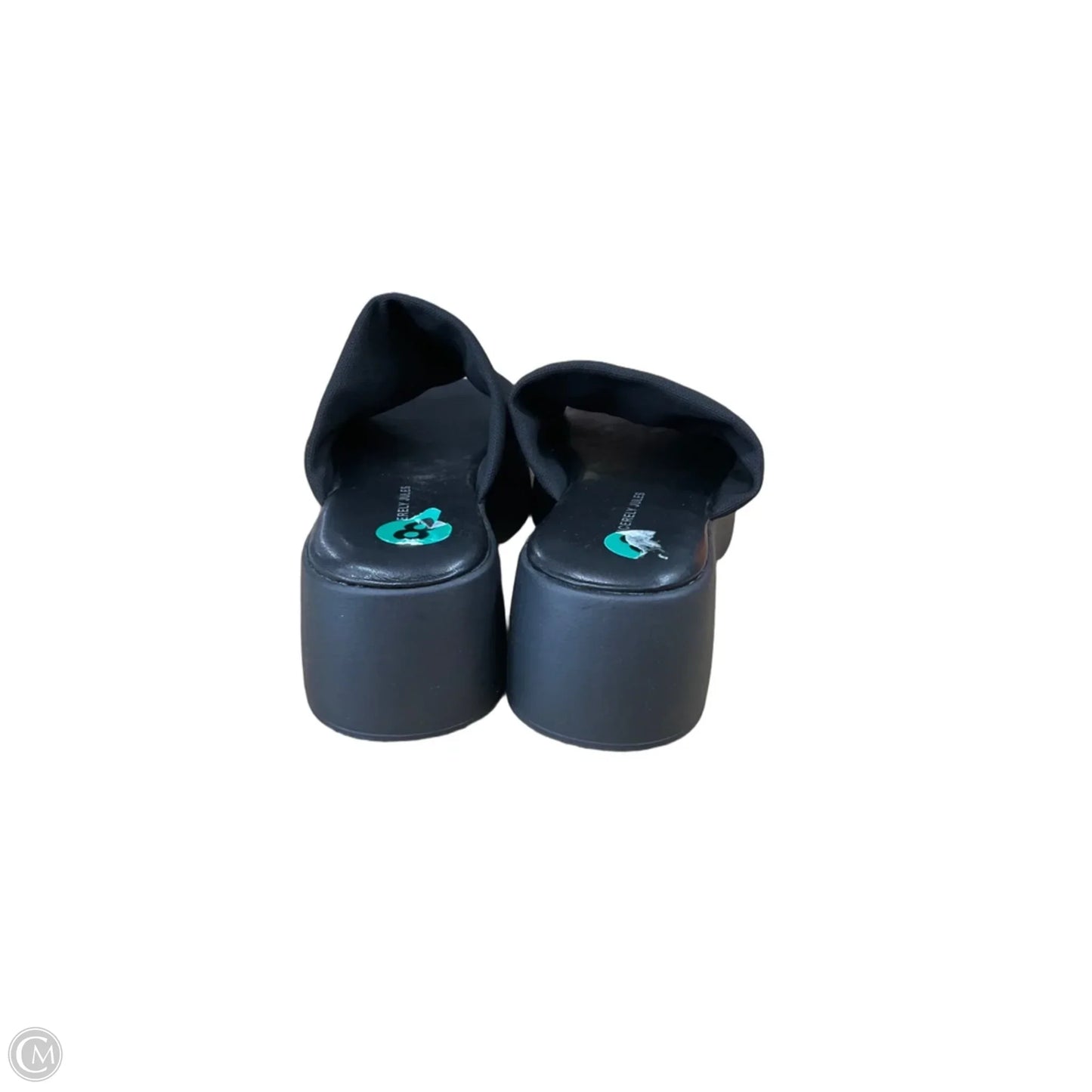 Sandals Heels Wedge By Sincerely Jules In Black, Size: 8