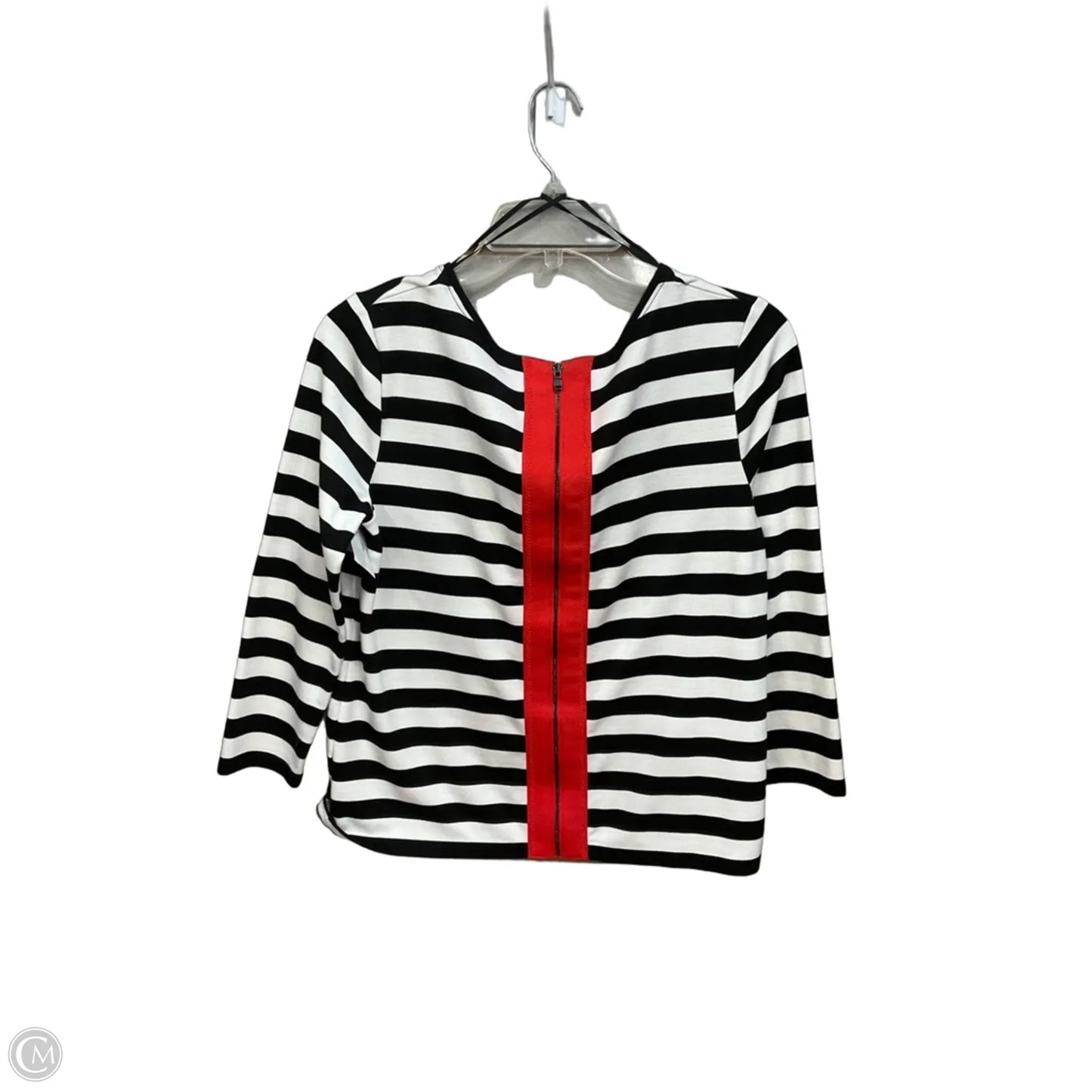 Top 3/4 Sleeve By Rachel Roy In Striped Pattern, Size: S