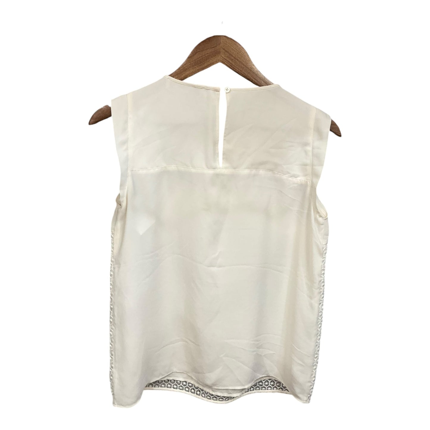 Top Sleeveless By Loft In White, Size: Xs