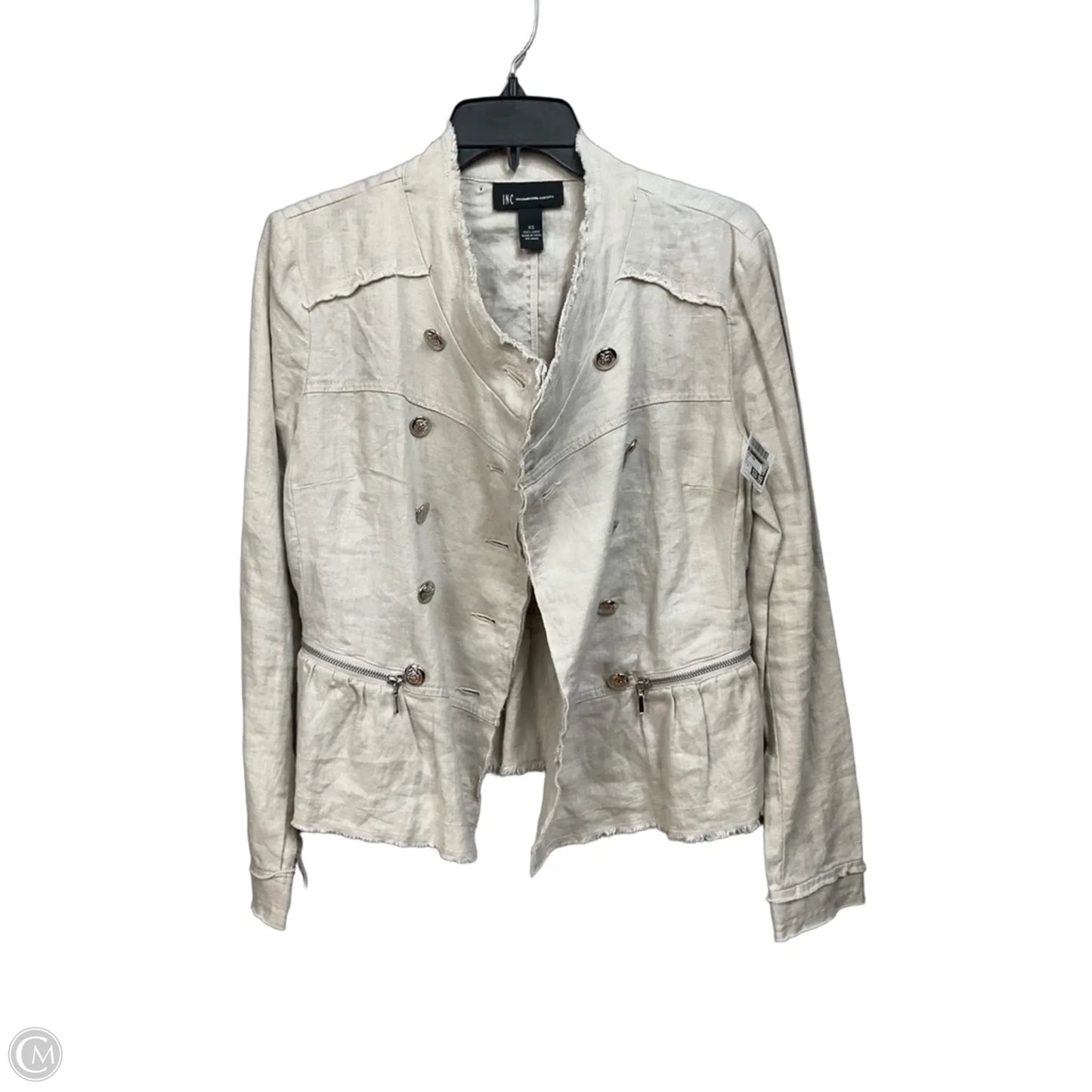 Jacket Other By Inc In Tan, Size: Xs