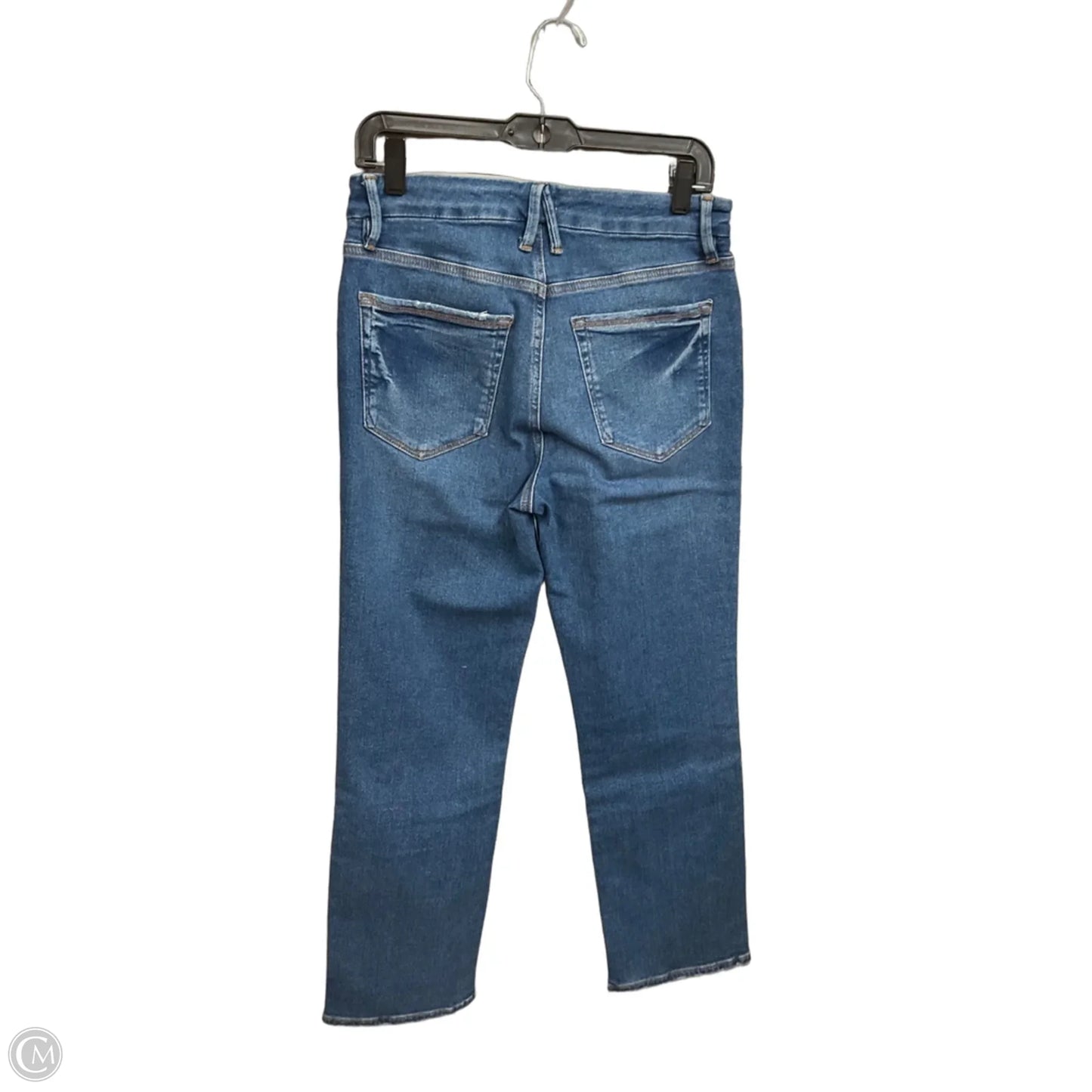 Jeans Boot Cut By Good American In Blue Denim, Size: 10