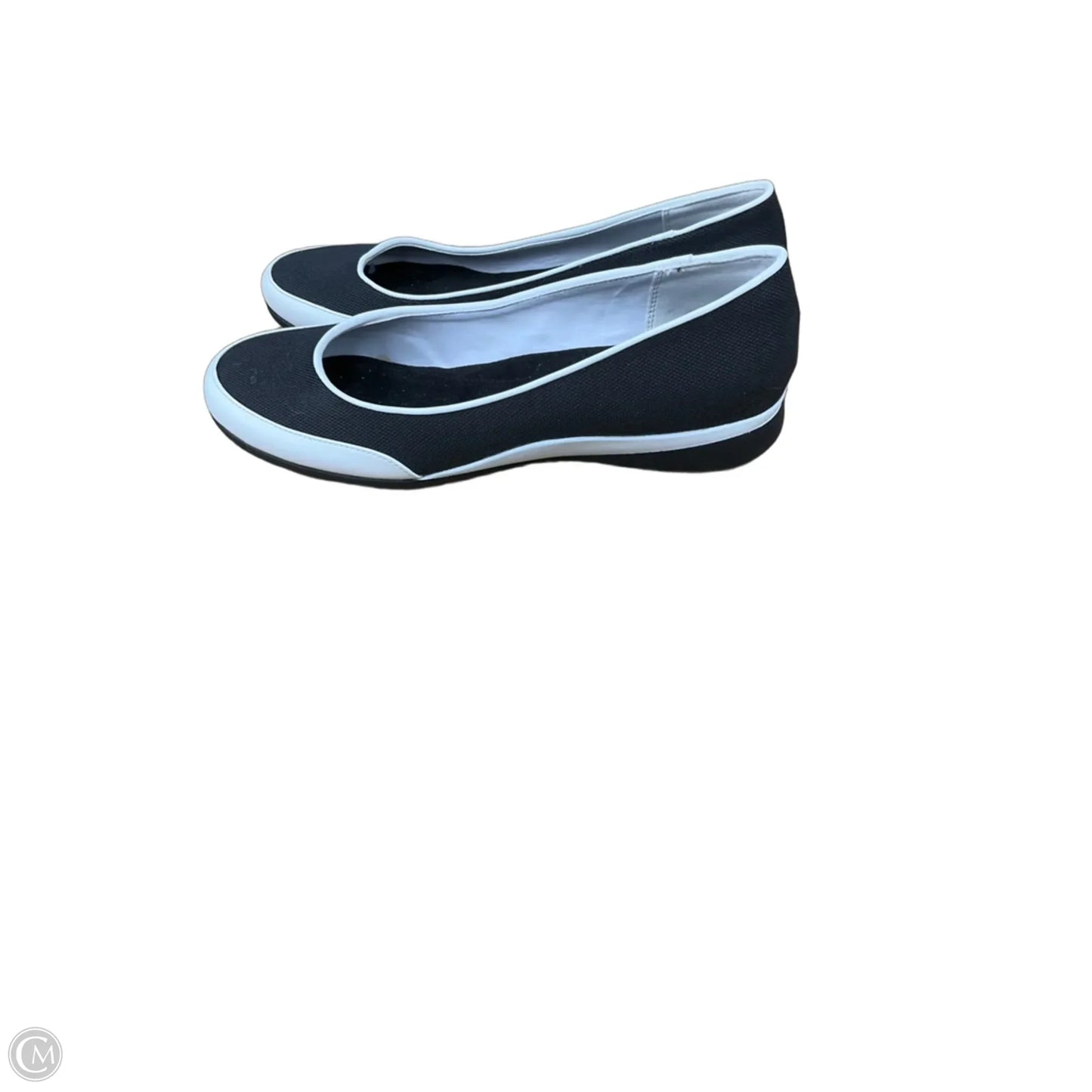 Shoes Flats By Chaps In Black, Size: 8