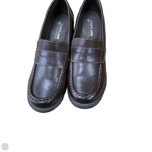 Shoes Heels Block By Eastland In Brown, Size: 10