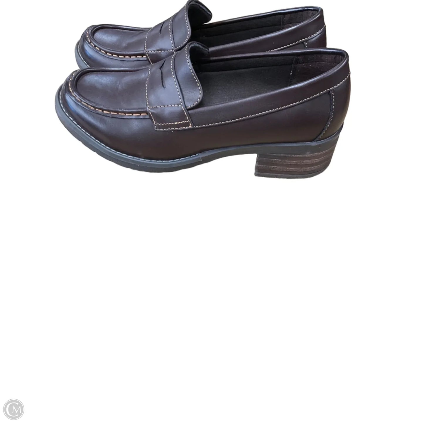 Shoes Heels Block By Eastland In Brown, Size: 10