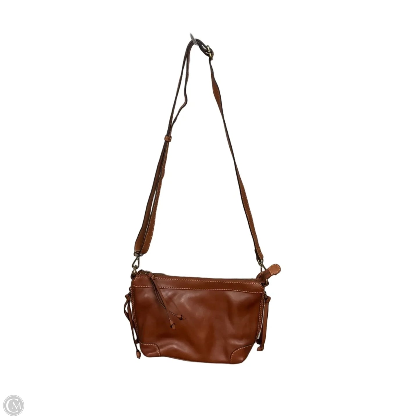 Crossbody Leather By Clothes Mentor, Size: Medium