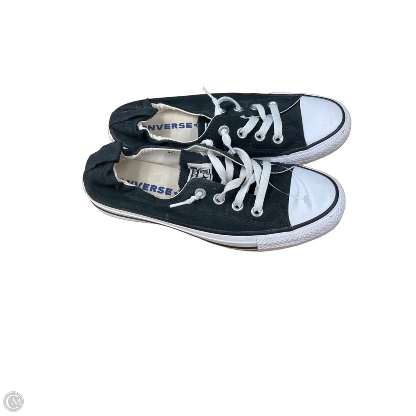 Shoes Sneakers By Converse In Black & White, Size: 7.5