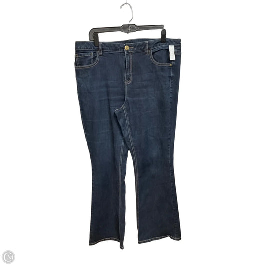 Jeans Wide Leg By Lane Bryant In Blue Denim, Size: 20