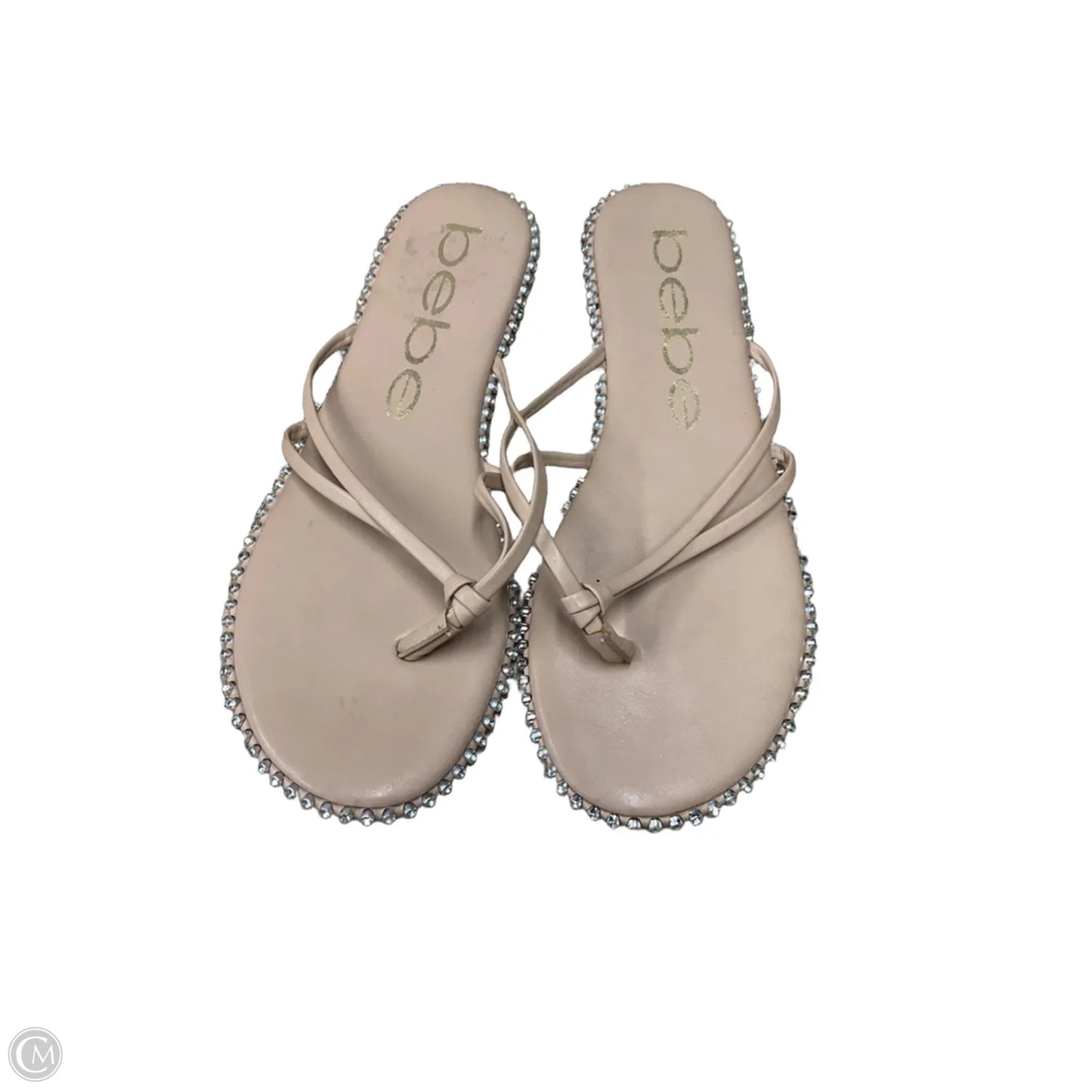 Sandals Flats By Bebe In Tan, Size: 11